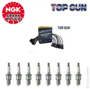 TOP GUN IGNITION LEADS & NGK PLUGS - for Chrysler Valiant VC 4.5L V8 (273ci LA) (for: Chrysler)
