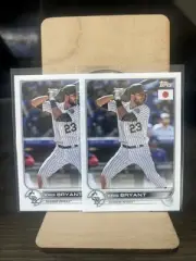 2022 Kris Bryant Topps Japan Lot x2; Colorado Rockies