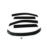 TRADIESCHOICE Bonnet Protector + Weather Shields for Holden Colorado RG Dual Cab 2016-2020 - Complete Protection and Style Package