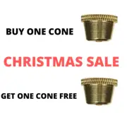 Bonza Cone Pieces - Brass cone Piece - Metal CP - Bonza bucket cones XMAS SALE