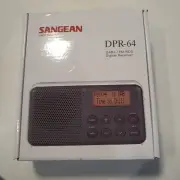 Sangean DPR-64 Portable Digital Radio DAB+ / FM-RDS BRAND NEW TAX INVOICE