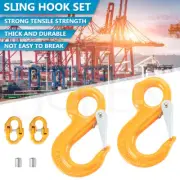 Hammerlock+ Eye Sling Hook Safety Chain Extend Connector 2X8mm Caravan Trailer