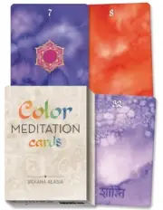 COLOR MEDITATION CARDS Deck Card Book Set colors pagan wicca witch oracle tarot