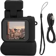 Mini Camera with Screen HD 1080p Retro Ultra Compact Camera with Flash Light and Battery Dock Digital Camera Student Small Camcorder