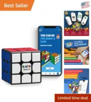 Rubik’s Connected Smart Speed Cube - Bluetooth Interactive Puzzle for All Ages