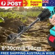 Garden Planting Drill Bit Earth Planter Post Hole Auger Digger MEL