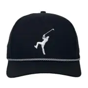 "Muni-Man" - Funny Golf Hat -Black - Adjustable