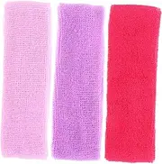 [WOONEKY] 6Pcs Breathable Sports Headbands for Women Soft Elastic Hair Sweat Bands for Running Yoga Fitness Daily Wear