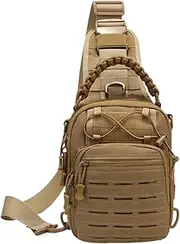 [Generic] Chest Bag - Vest Pouch Chest Rig | Mens Sling Bag Small Front Pack, Trendy Lightweight Daypack, Storage Pocket Backpack Travel Accessories For Workout, Hiking, Walking And Cycling