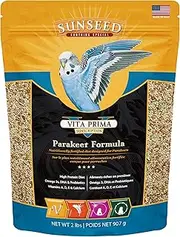 Sunseed 36040 Vita Prima Sunscription Parakeet Food - High-Variety Formula - 2 LBS