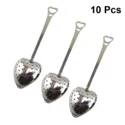 Tea Strainer For Teapot Set of 10 Loose Tea Steeper Stainless Steel Tea Tool