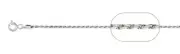 025 1.2MM Rope Chain 925 Solid Sterling Silver Stamped Made in Italy