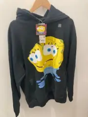 UNIQLO x SpongeBob x Cactus Plant Flea Market Sweat Hoodie Black New with tags