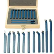 Equipment Turning tool holder Set 11x 8mm Lathe Metal Boring bar Industrial