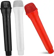 Abaodam Microphone Costume Props Boys and Girls Karaoke Plastic Pretend Props Realistic Microphone Toy