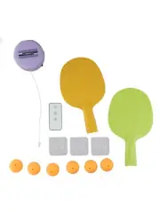 Adjustable Indoor Table Tennis Training Ball Device with Remote Control