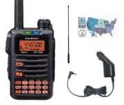 Yaesu FT-70DR Dual Band 5W HT Radio w/ Cig Lighter Adapter & Diamond HT Antenna