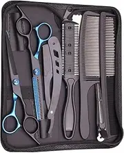 Hair Cutting Scissors Shears Kit - Professional Haircut Tool Set, Precision Barber Scissors | Stainless Steel Trimming Shears, Salon Hair Styling Kit, Grooming Equipment for Men and Women