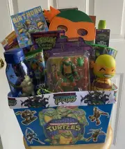 Ninja Turtle Theme Gift Basket | Gift Baskets | Birthday | Easter Gift Basket