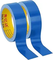 uxcell 1.2"x0.01" Bookbinding Tape, 22 Yard Total 2 Roll Cloth Bookbinding Repair Tape Book Binding Tape Self Adhesive for Repairing Old Books, Blue