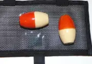 2 Outrigger Pole,Rigging Kit Ball Line Stop 2" (Pair) Set Taco Rupp Lee Tigress