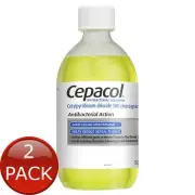 2 x Cepacol Solution Reg 500Ml