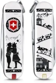 Rare! Victorinox 2018 ALPS LOVE Limited Edition Classic SD Swiss Army Knife