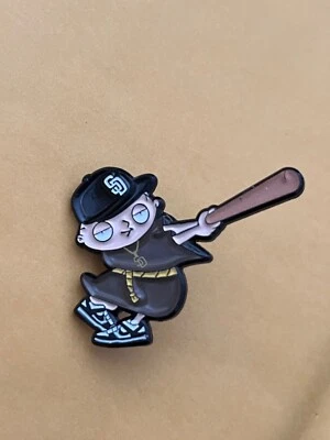 San Diego Padres Friar Pin and Stewie Griffin Mash Up