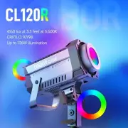 COLBOR CL120R RGB COB LED Video Light Full Color Photography Lighting 2700-6500K