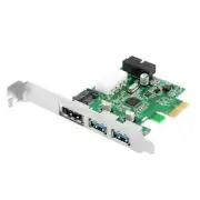 PCI Express to USB 3.0 + Power eSATA Adapter PCIe to USB3.0 20Pin Converter Card