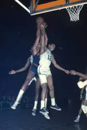 Wilt Chamberlain Of The San Francisco Warriors 1964 Basketball Old Photo 1