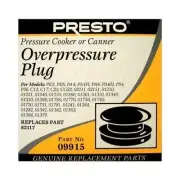 Presto 09915 Pressure Cooker / Canner Lid Overpressure Plug