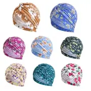 Exquisite Women Hair Wrap Hat Soft Polyester Headscarf Pre-Tied Turban