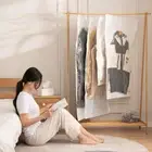 - Hanging Vacuum Storage Bags Seal Wardrobe Compressed Bag Closet Organizer (L)