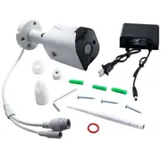 Weatherproof 2.4GHz WF Security Camera - Full HD 1080p, 4 IR LEDs, Cloud