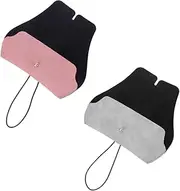 [Healeved] 2Pcs Leather Eyeglass Storage Box Stylish Sunglasses Holder Case for Travel Durable Material