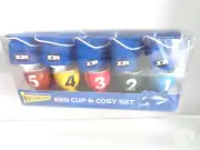 Thunderbirds Egg Cup and Cosy Set of 5 Collectables Marks and Spencer - New