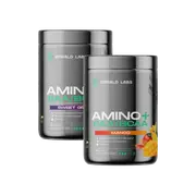 Emrald Labs Amino+ Twin Pack | EAA/BCAA | Recovery | Amino+ Reviews | Elite Supps