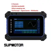 4CH 250MHz 1GSa/s 3 in 1 Digital Oscilloscope + Signal Source + Multimeter