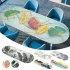 Waterproof Oval Table Cover Oil-Proof Elastic Kitchen Dining Party Tablecloth