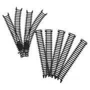 1 Set Train Tracks Accessories Plastic Train Track Railroad Building Toy Model