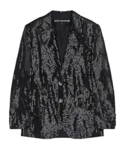 Sequined Blazer black