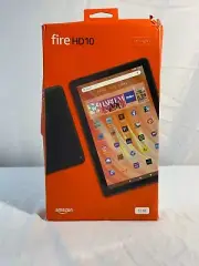 Amazon Fire HD 10 13th Gen Black 32GB 10.1" Touch Screen FHD Android Tablet