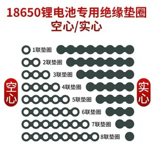 青稞紙帶背膠青殼紙18650鋰電池絕緣墊片正極貼空心/實心墊圈4聯