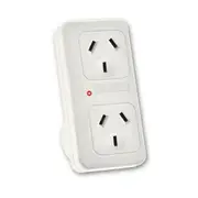 Sansai PAD-017CS Vertical Powerpoint Double Surge Protector Adaptor Splitter