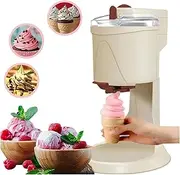 Soft Serve Ice Cream Maker Machine,1L Home DIY Kitchen Automatic Mini Fruit Soft Serve Ice Cream Machine,Yogurt Ice Cream Makers,for Yoghurt, Sorbet