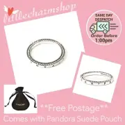 NEW Authentic Genuine PANDORA Signature Hearts Ring Size 54 - 197437CZ RETIRED