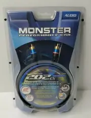 Monster Performance Car - 202LN High Performance Audio Interconnect - 6.56ft