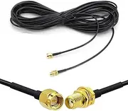 CORONIR 16ft SMA Extension Cable SMA Male to SMA Female RF Connector Adapter WiFi Antenna Extension Cable for Wireless Router, Bridge External WiFi Antenna