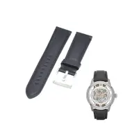 ME3041 22mm Black Leather Watch Strap For Fossil